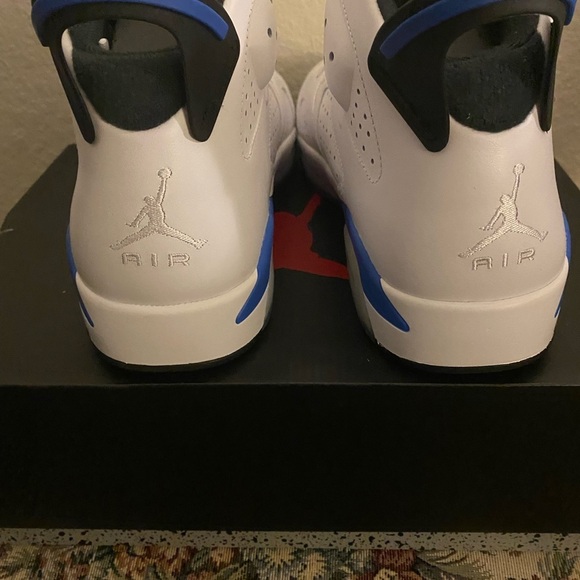 Authentic New In Box Jordan 6 Retro Sport Blue 2014 Size 13 Athletic Streetwear - Picture 13 of 16